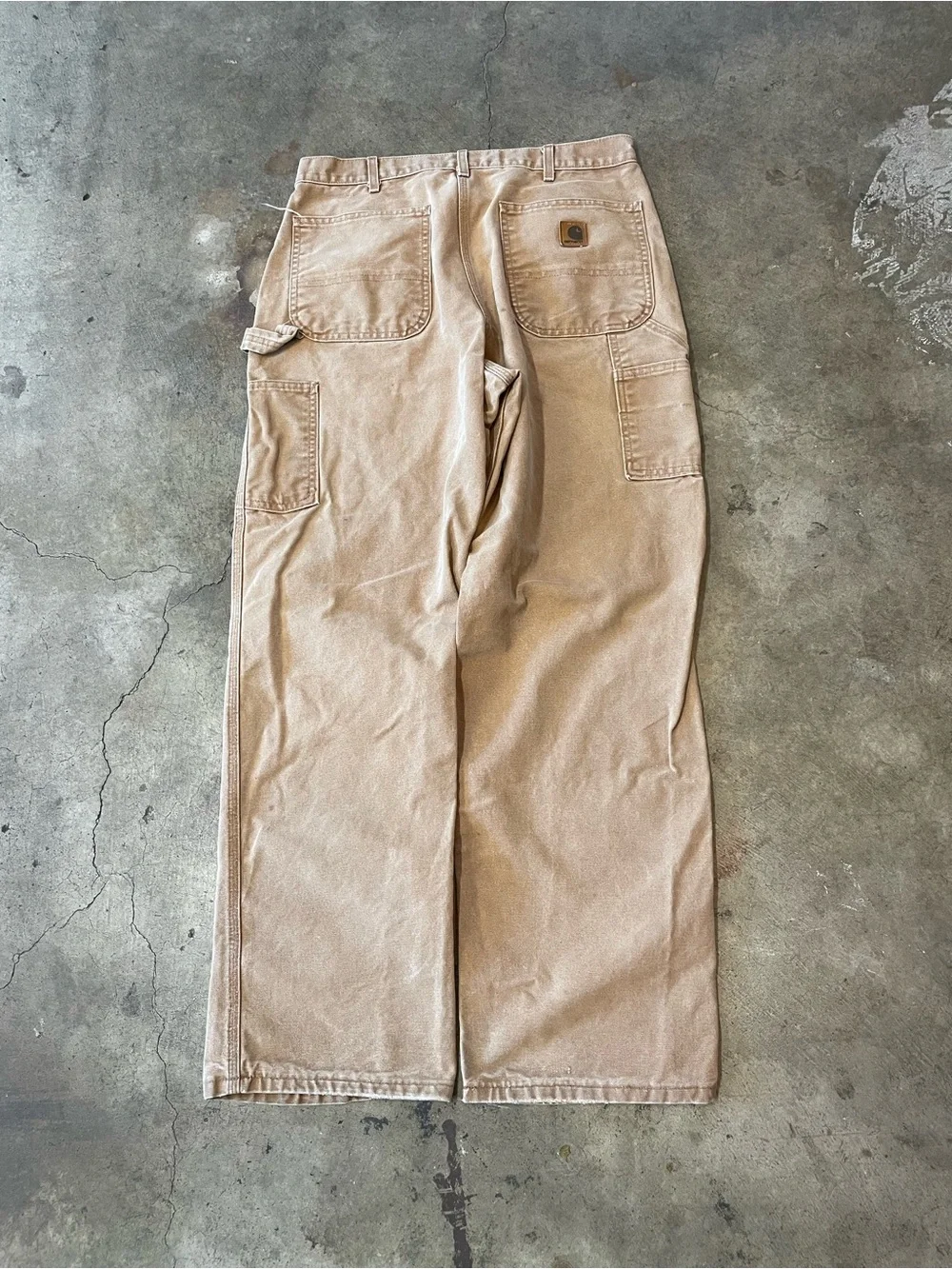 Vintage Carhartt B11 BRN Dungaree Fit Carpenter Pants